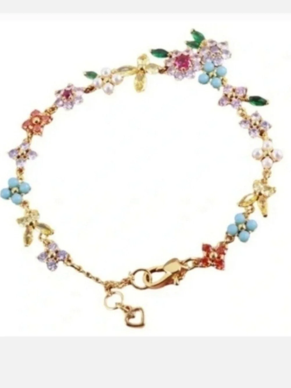 KATE SPADE • New Bloom Flower Butterfly Bracelet NWT - Picture 2 of 5